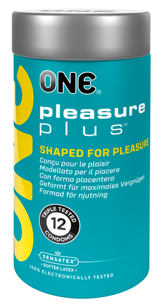 ONE Pleasure Plus condoom - Transparant - ONE - SKU: 4168430000