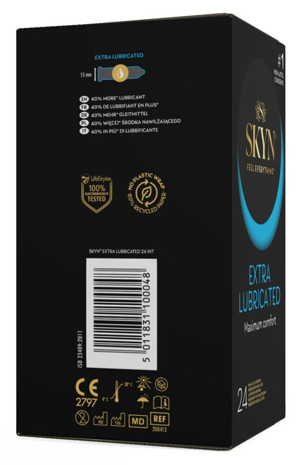 SKYN Extra gesmeerd condoom - Transparant - SKYN - SKU: 4169080000