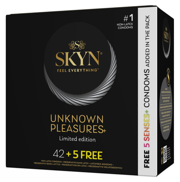 SKYN Unknown Pleasures 42+5free condoommix - Transparant - SKYN - SKU: 4169240000