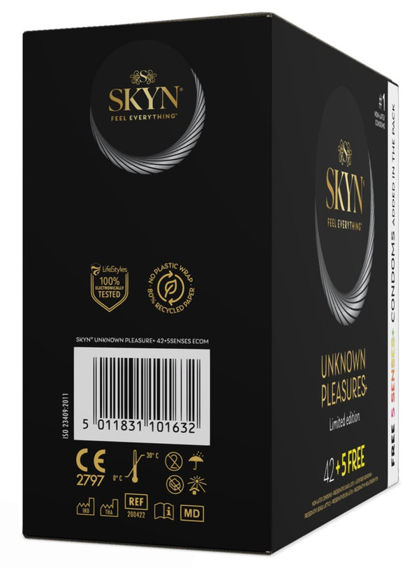 SKYN Unknown Pleasures 42+5free condoommix - Transparant - SKYN - SKU: 4169240000