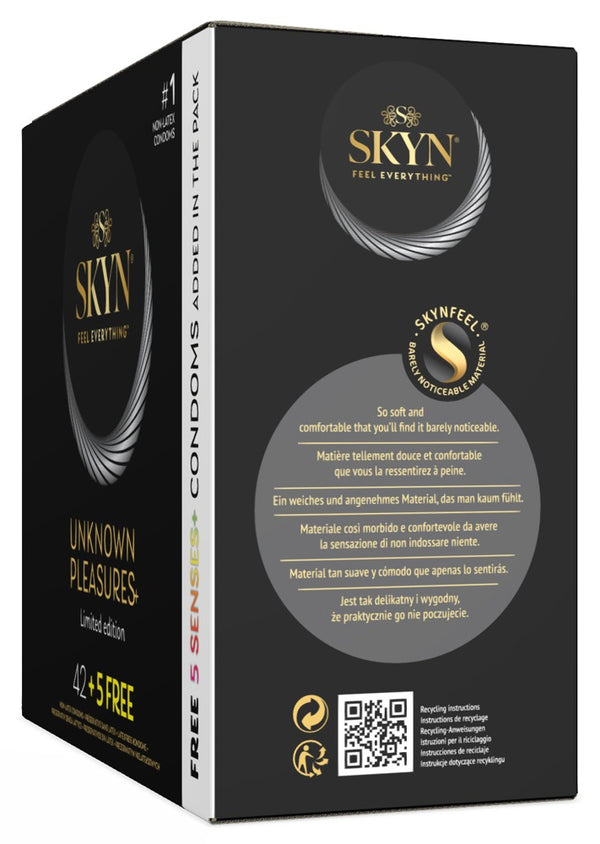 SKYN Unknown Pleasures 42+5free condoommix - Transparant - SKYN - SKU: 4169240000