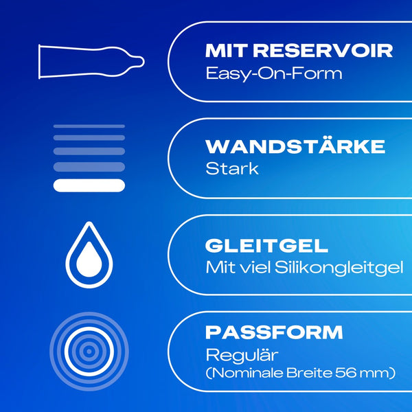 Durex Condoom latexvrij met extra glijmiddel - Transparant - Durex - SKU: 4169320000