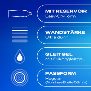Durex Condoom extreem dun met silicone - Transparant