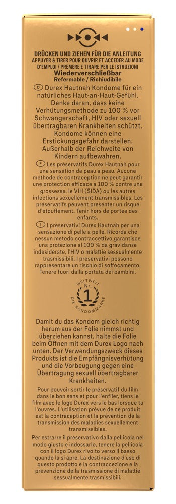 Durex Condoom extreem dun met silicone - Transparant - Durex - SKU: 4169590000