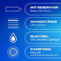 Durex Condoom extreem dun & extra gesmeerd - Transparant