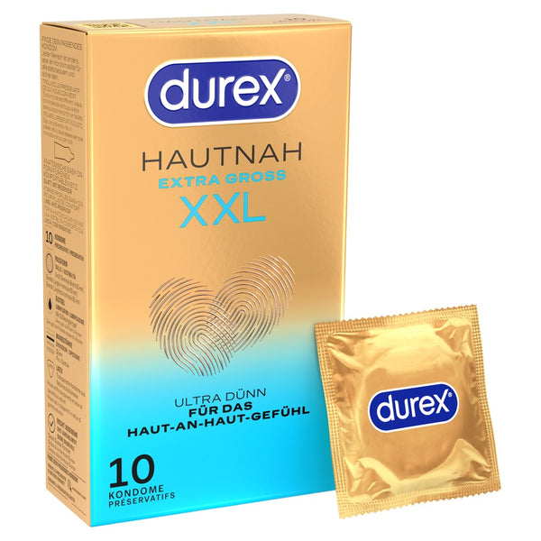 Durex Condoom extra groot met silicone - Transparant - Durex - SKU: 4169750000