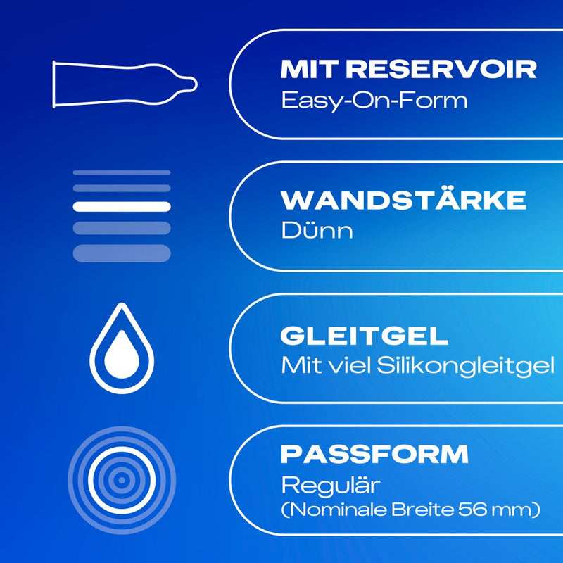 Durex Condoom anatomisch met extra glijmiddel - Transparant
