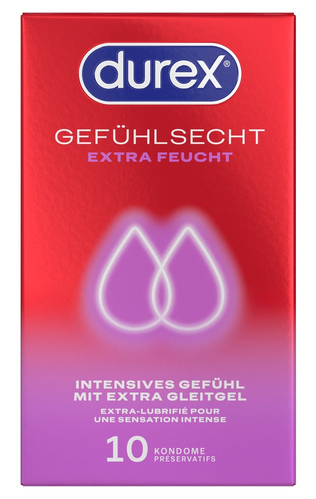 Durex Condoom anatomisch met extra glijmiddel - Transparant