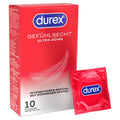 Durex Condoom dunne tip met speentje - Transparant