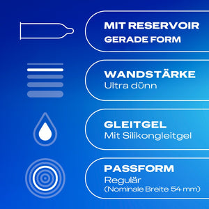 Durex Condoom dunne tip met speentje - Transparant