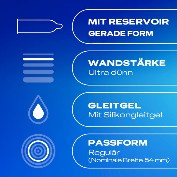 Durex Condoom dunne tip met speentje - Transparant - Durex - SKU: 4170410000