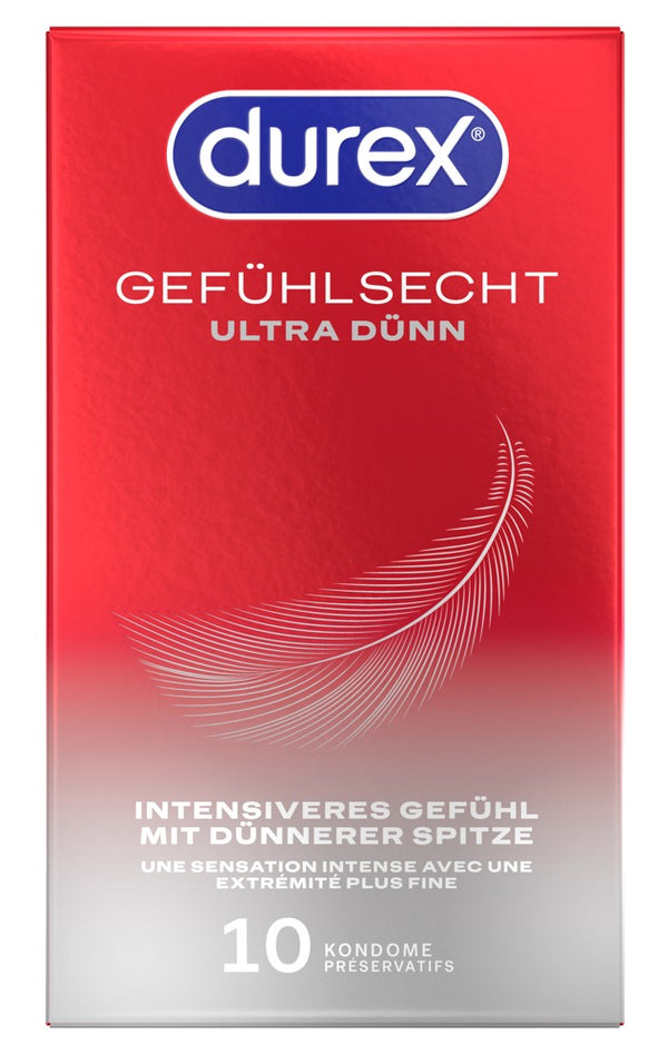 Durex Voelt echt aan, ultradun condoom - Transparant - Durex - SKU: 4170410000