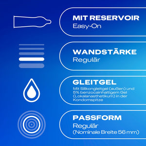 Durex Condoom verlengend met benzocaïne - Transparant