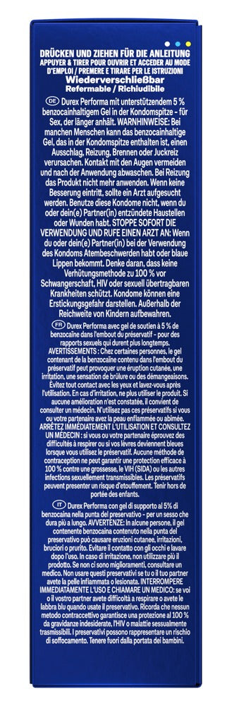 Durex Condoom verlengend met benzocaïne - Transparant - Durex - SKU: 4170500000