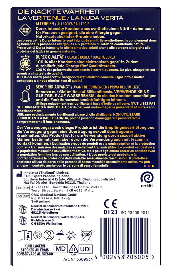 Durex Intensity XXL condoom - Transparant - Durex - SKU: 4170840000