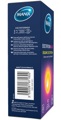 Manix Condoom met stimulerende stippen & warming lubricant - Transparant