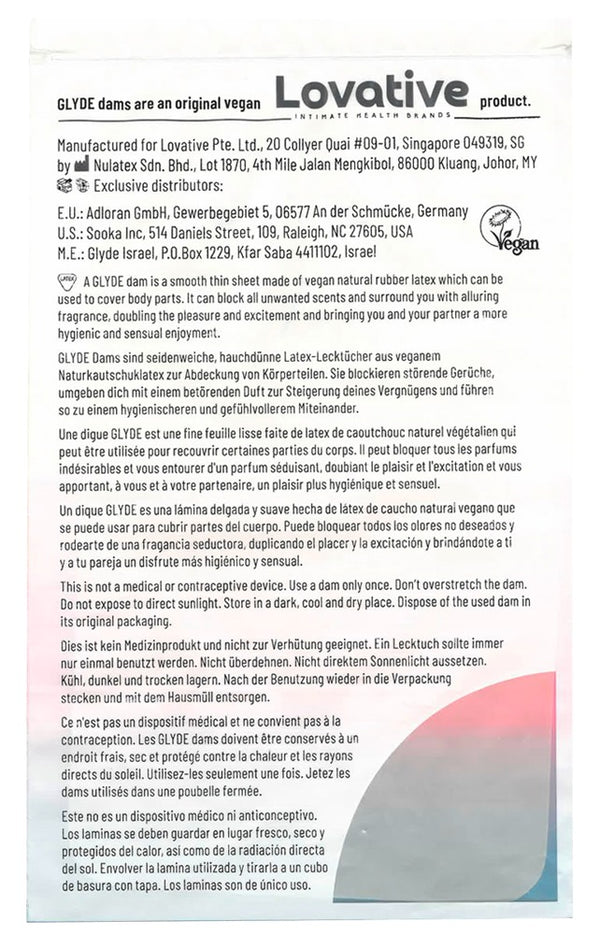 GLYDE Dental dam dun en zijdezacht - Crème - GLYDE - SKU: 4171490000