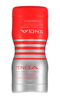 TENGA Dubbele stimulatie cup met gegroefde texturen - Rood