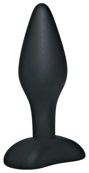 Black Velvets Butt plug kegelvormig met veilige stop - Zwart