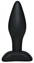 Black Velvets Butt plug kegelvormig met veilige stop - Zwart