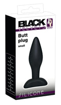 Black Velvets Butt plug kegelvormig met veilige stop - Zwart