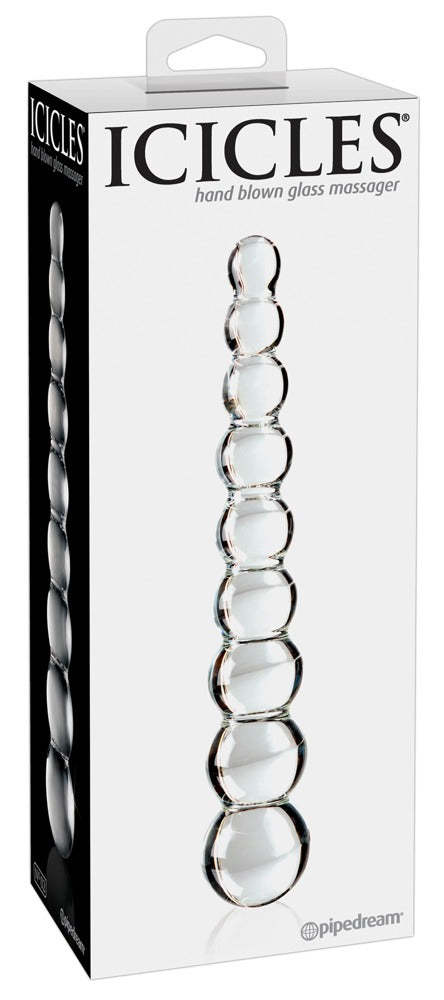 Icicles Nee. 2 glazen dildo - Transparant - Icicles - SKU: 5046450000