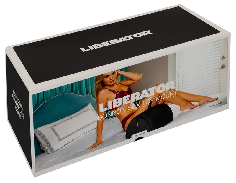 Liberator Trilkussen halfrond met vibratorhouder - Zwart