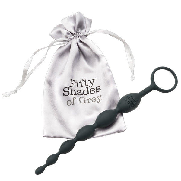 Fifty Shades of Grey anal beads glad - Grijs - Fifty Shades of Grey - SKU: 5050130000