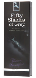 Fifty Shades of Grey anal beads glad - Grijs