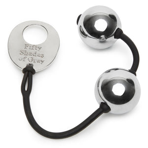 Fifty Shades of Grey Liefdesballen - Zilver