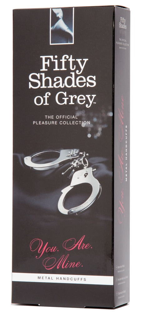 Fifty Shades of Grey metalen handboeien - Zilver - Fifty Shades of Grey - SKU: 5050480000