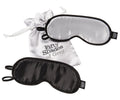 Fifty Shades of Grey blinddoeken set zilver - Zilver
