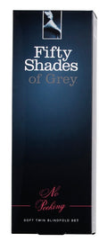Fifty Shades of Grey blinddoeken set zilver - Zilver
