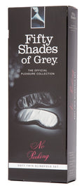 Fifty Shades of Grey blinddoeken set zilver - Zilver