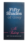 Fifty Shades of Grey blinddoeken set zilver - Zilver