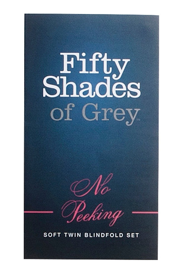 Fifty Shades of Grey blinddoeken set zilver - Zilver - Fifty Shades of Grey - SKU: 5050560000