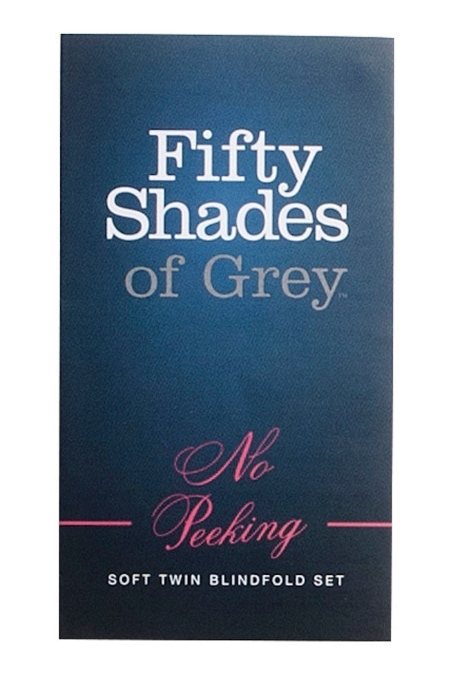 Fifty Shades of Grey blinddoeken set zilver - Zilver