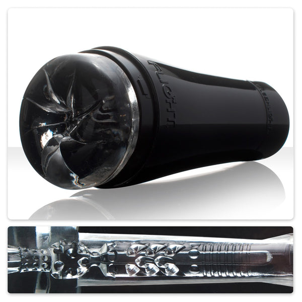 Fleshlight Masturbator transparant met gegroefde sleeve - Transparant - Fleshlight - SKU: 5053150000