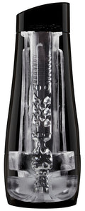 Fleshlight Masturbator transparant met gegroefde sleeve - Transparant