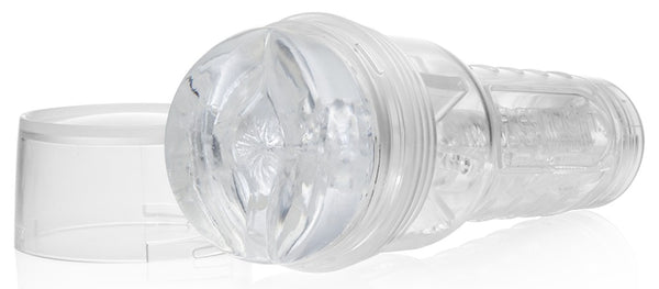 Fleshlight Vagina-sleeve transparant met ribbeling - Transparant - Fleshlight - SKU: 5053580000
