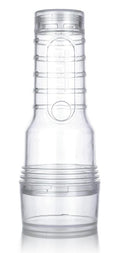 Fleshlight Vagina-sleeve transparant met ribbeling - Transparant