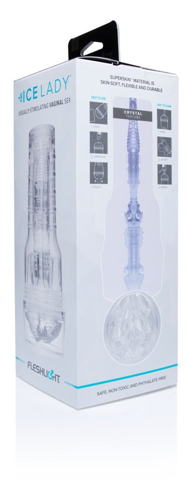 Fleshlight Ice Lady Crystal masturbator - Transparant