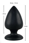 Black Velvets Buttplug - Zwart