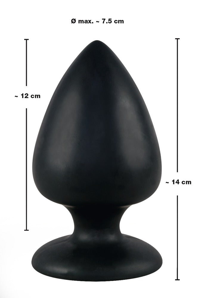 Black Velvets Buttplug - Zwart