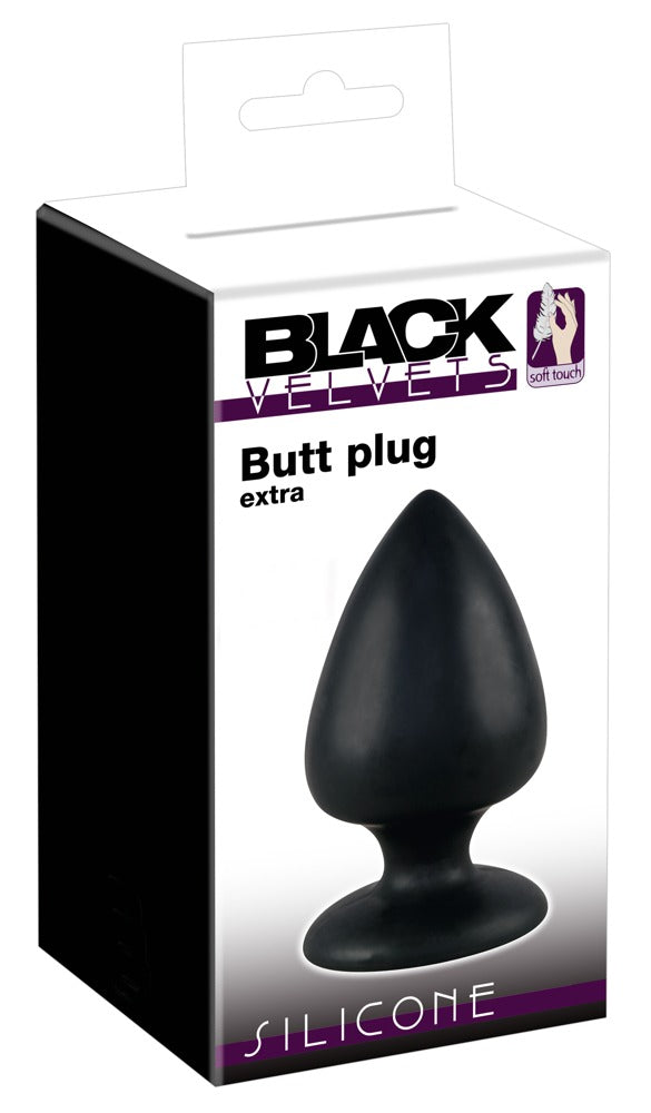 Black Velvets Buttplug - Zwart