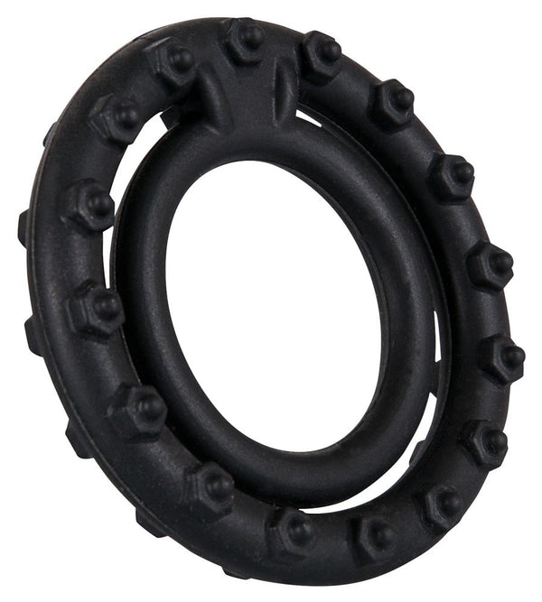 You2Toys Steely cockring met nopjes - Zwart - You2Toys - SKU: 5070320000