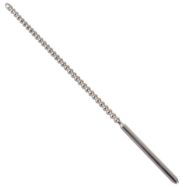 Penisplug Dilator kralenvormig met afgeronde punt - Zilver - Penisplug - SKU: 5078650000
