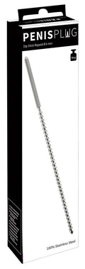 Penisplug Dilator kralenvormig met afgeronde punt - Zilver