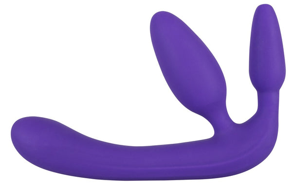 Strapless Strap-On Triple Teaser - Paars - Strapless Strap-On - SKU: 5096630000
