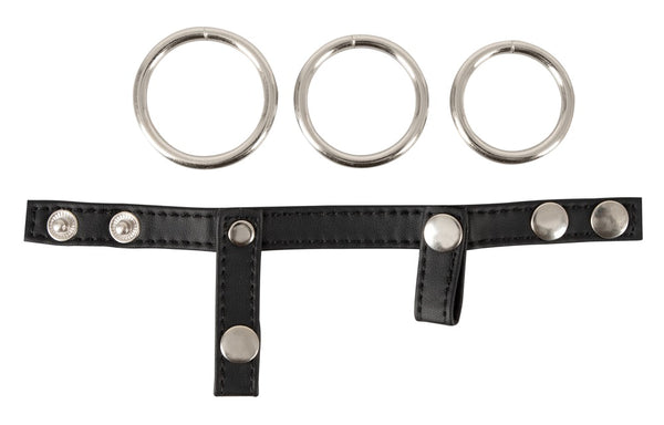 Bad Kitty Leren riem - Zwart - Bad Kitty - SKU: 5108070000
